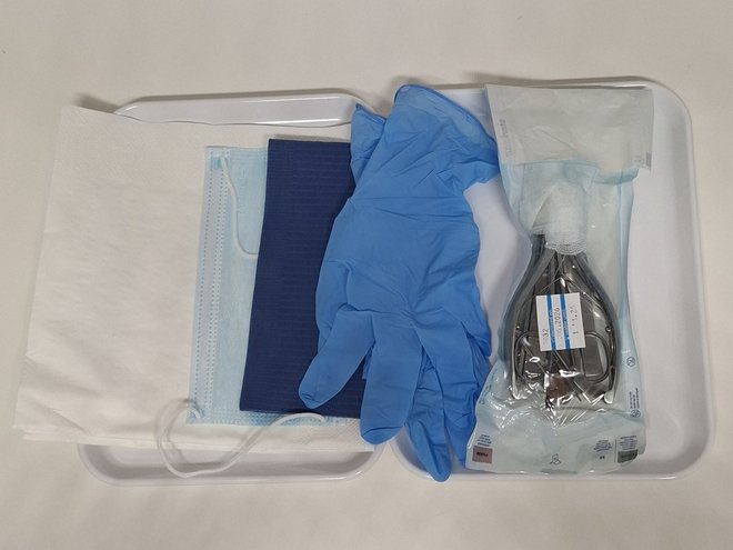 Steril verpacktes Instrumentenset der Podologie Gümligen